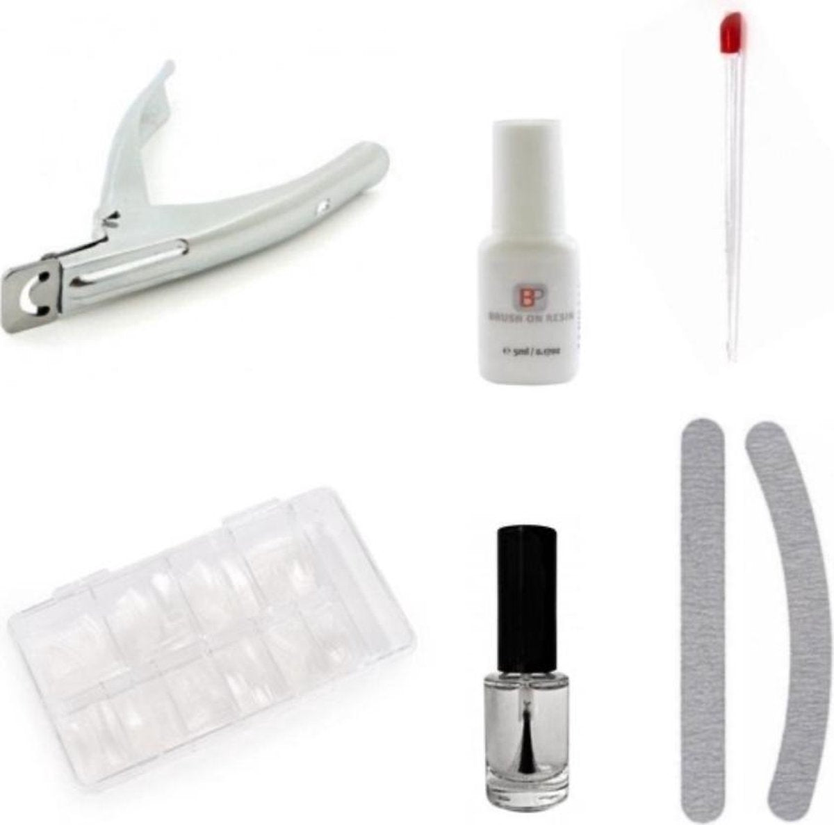 Nepnagels- tipknipper - lijm - kunstnagels- tip - tips - bokkenpootje - cuticle pucher- nagelriemen- verzorging- shellac- gellak - acryl - gel - nagel - nagels- vijl - Vijlen - kunstnagellijm - kunstnagel - nagelriemen - nagel - verzorging - olie