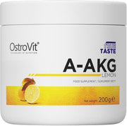 Aminozuren - AAKG Powder 200g OstroVit - Citroen + GRATIS Bulk Shaker 700ml