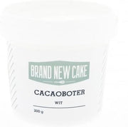 Brand New Cake - Cacaoboter Gekleurd Wit (200g)