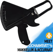 Mimor Accurate Lichaamsvetmeter & Tabel - Semi Professionele Huidplooimeter - Vetpercentage Meter incl. Nederlandse instructies & Huidplooimeting Tabel