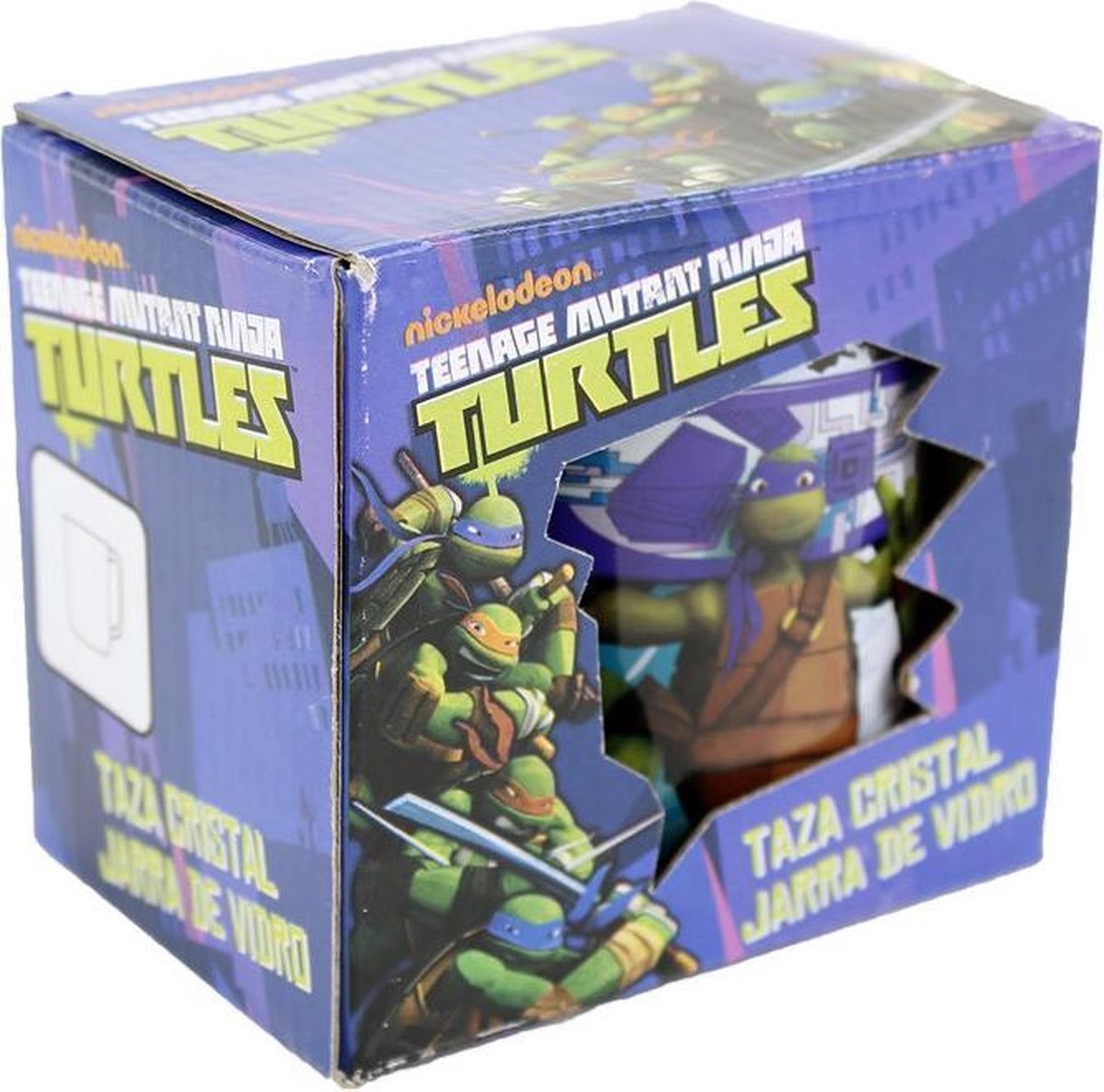 TEENAGE MUTANT NINJA TURTLES GLAS 10X11X8CM