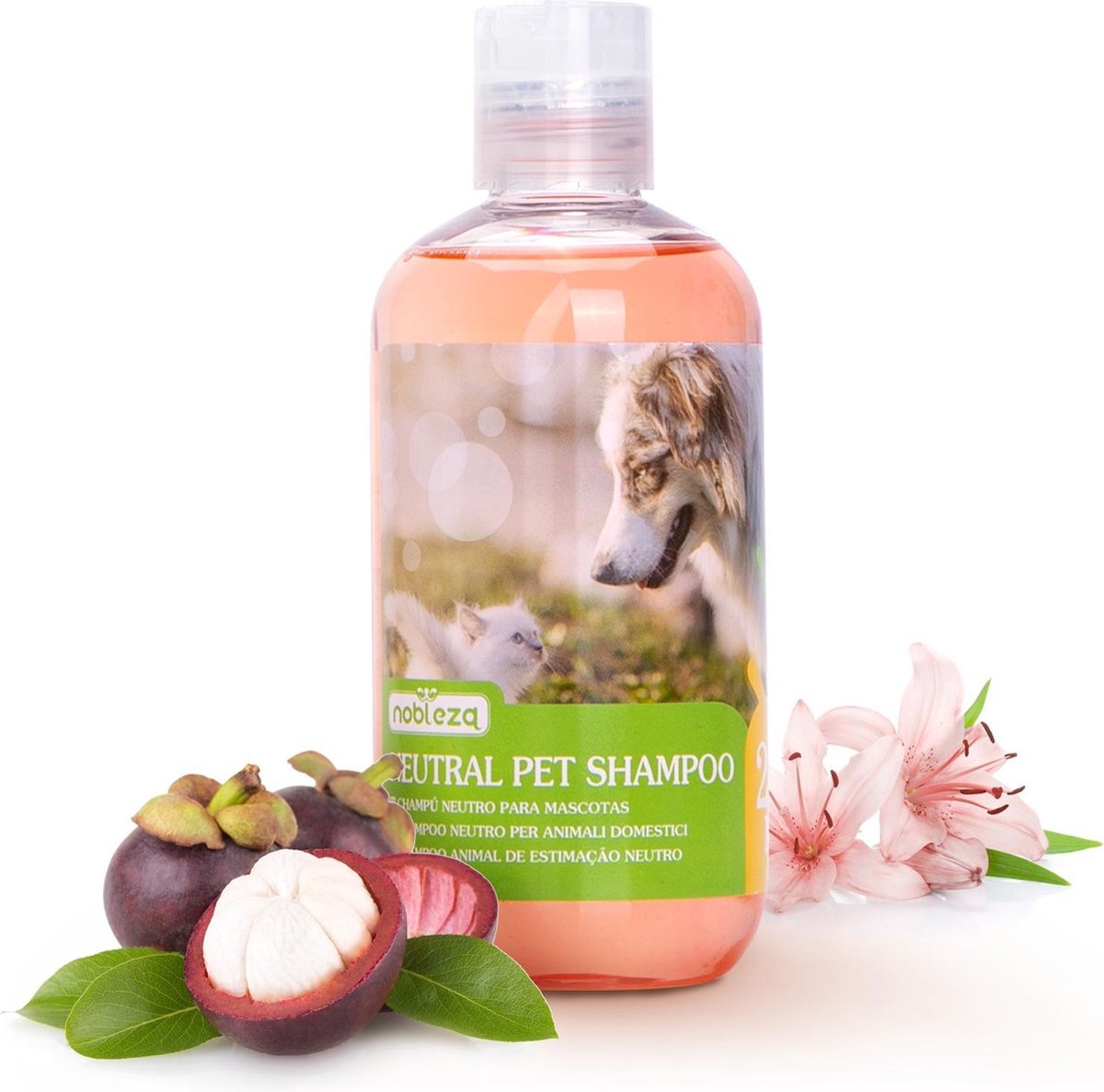 Nobleza 44DFY - Hondenshampoo - 6 x 250 ml - Shampoo voor Honden/ Katten