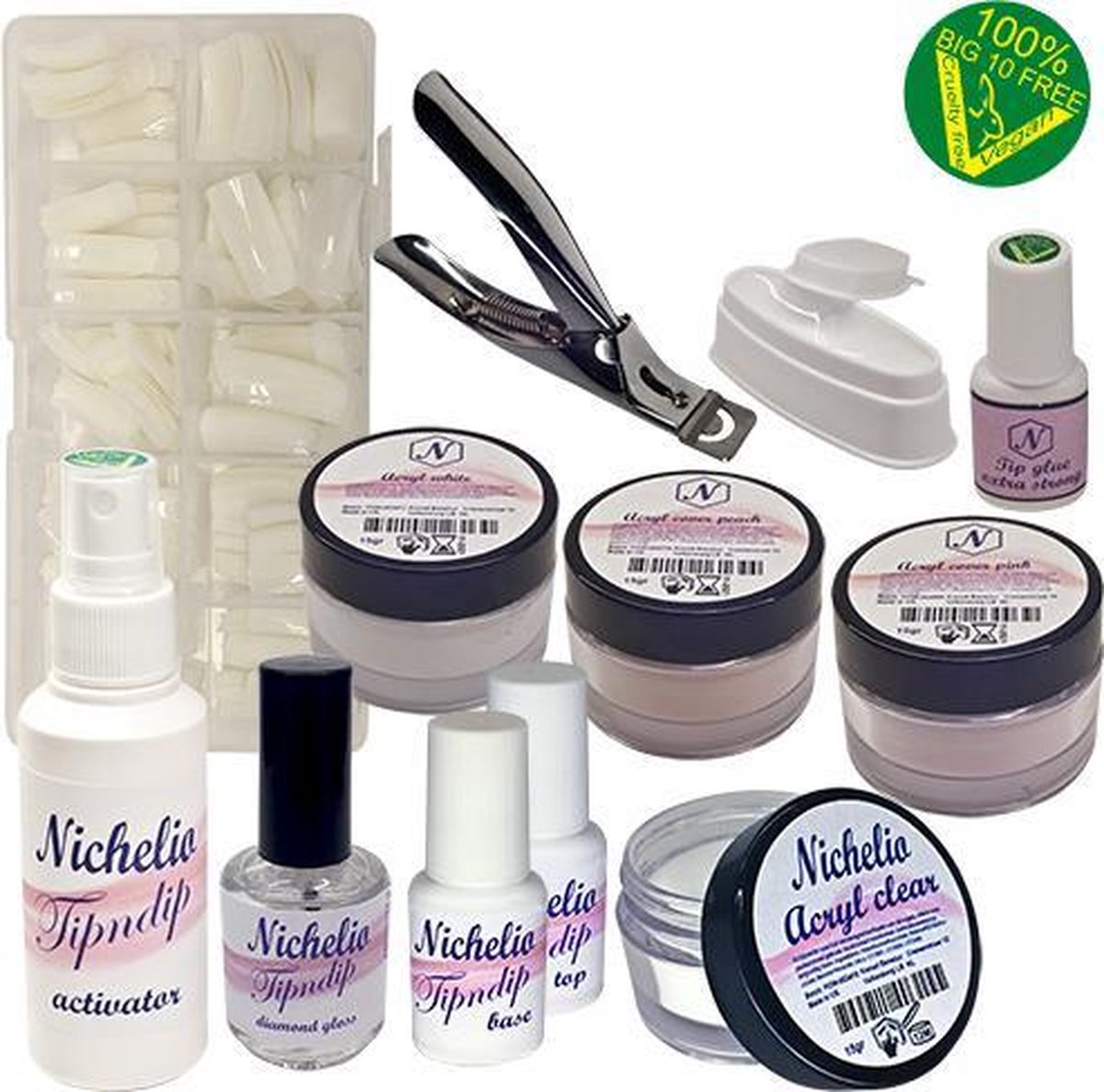 Tip en dip set UITGEBREID - Nichelio - dipping systeem