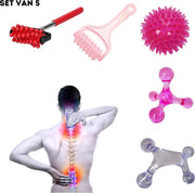 Massage - Set - Ontspanning - Ontspanningspakket - Triggerpoint - Therapeutisch - Ergonomisch Relax - Roller - Jacknobber - Palmassager - Bal - Tools - Tool - Stick - Uitschuifbaar - Lichaam - Gezicht -  Fysiotherapeut - Vrouw - Man - Roller