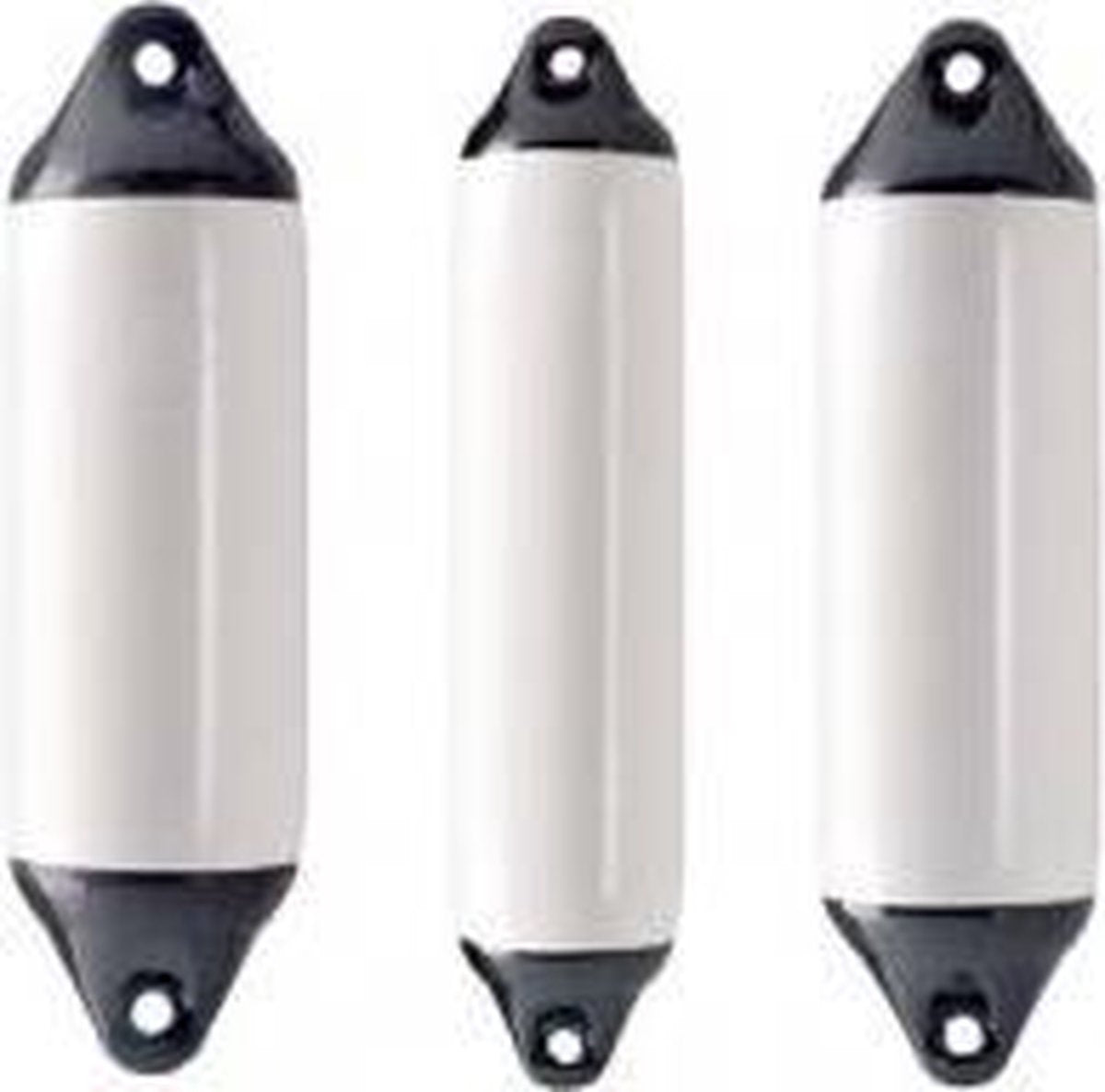 Fender/stootwillen 22 x 61 cm wit (SCAFA2)