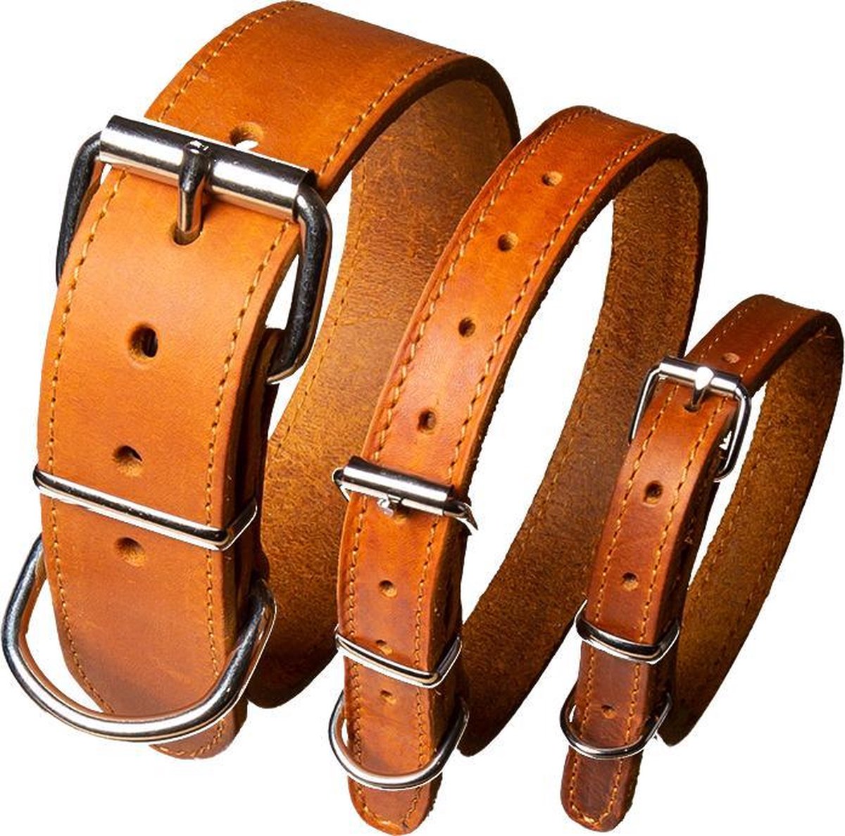 Habitat Halsband Vetleer Cognac 35x1