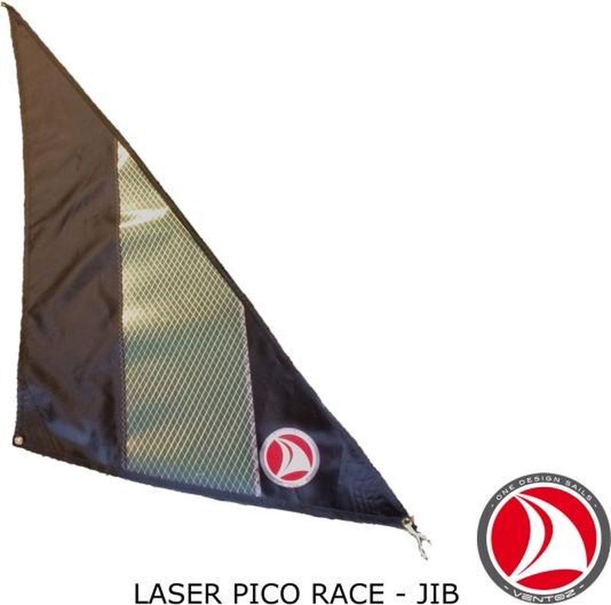 Ventoz Laser Pico Race Fok - Zwart