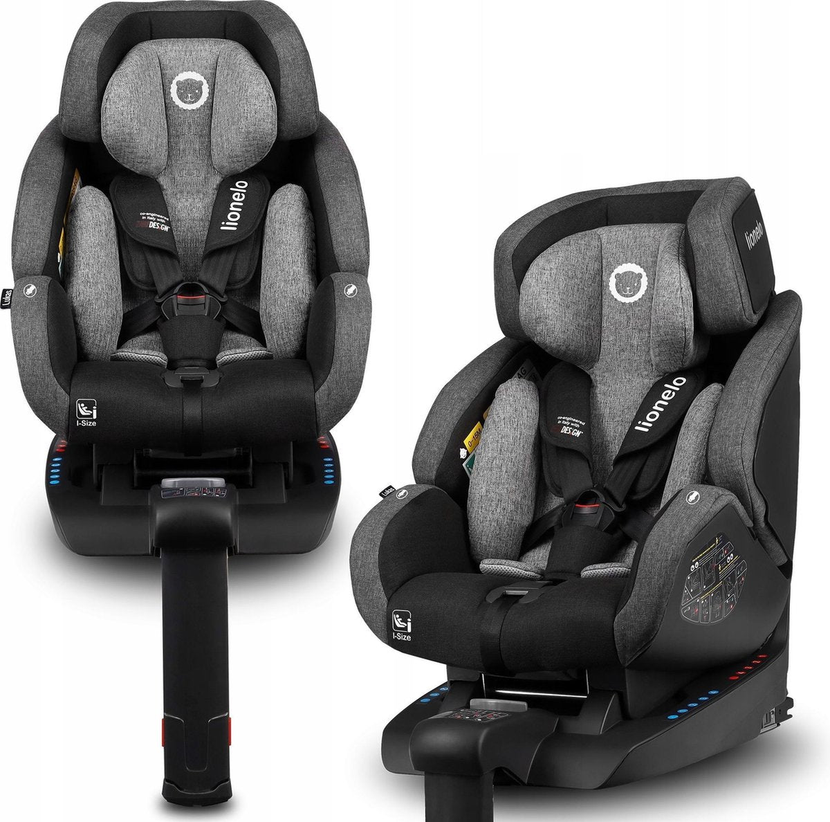 Lionelo Lukas - Autostoel I-Size - Carbon
