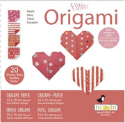 Fridolin Origami Hartjes Vouwen 15 X 15 Cm 20 Stuks Rood