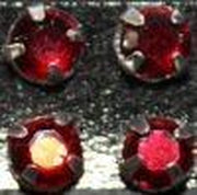 Gutermann Buisje opnaaiparels [ strass ]  7 mm. 10 stuks rood. 4545