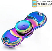 Metalen Fidget Spinner Regenboog Galaxy - Inclusief Luxe Opbergdoos - Hand Stress Spinner - Anti-Stress