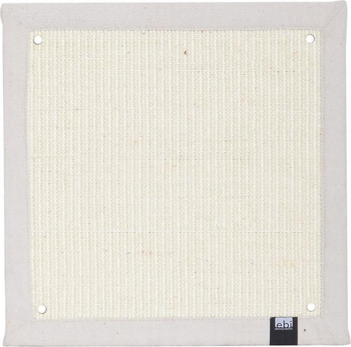 Krabmat krappa vierkant Wit 38x38x1
