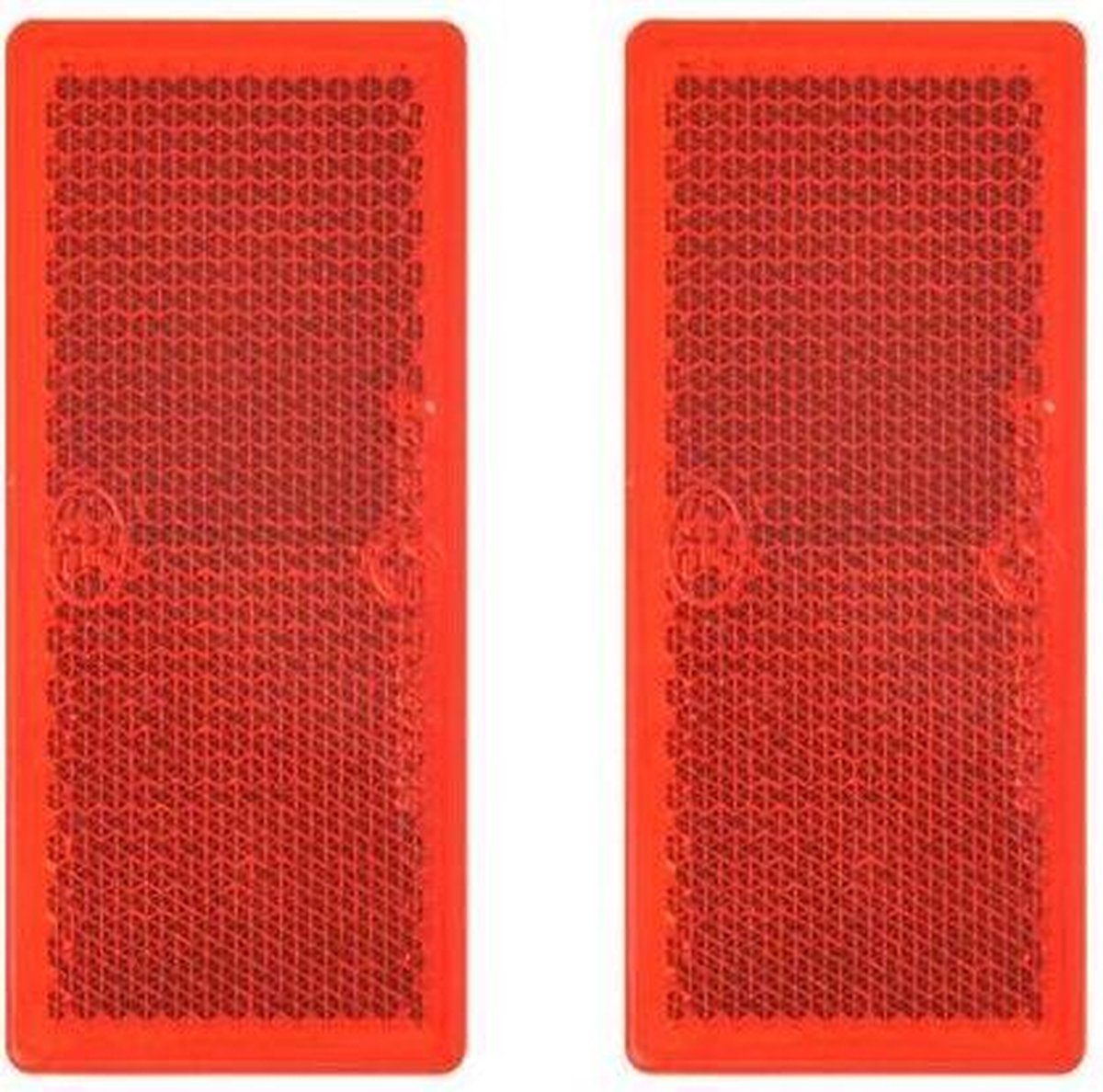Proplus Reflectoren 82 X 36 Mm Zelfklevend Rood 2 Stuks In Blister