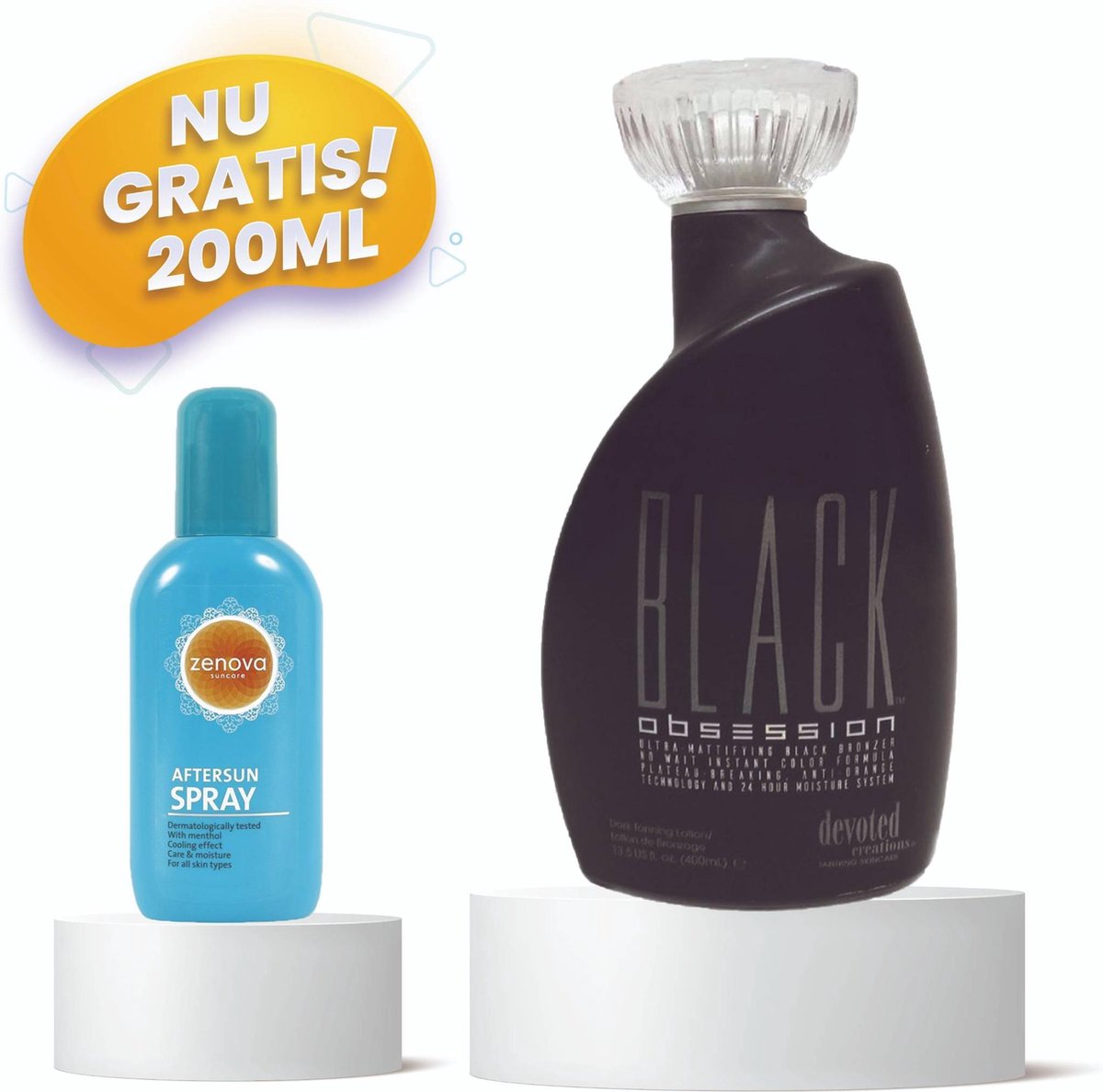 Devoted Creations Â® Black Obsession Zonnebankcrème - 400 ml