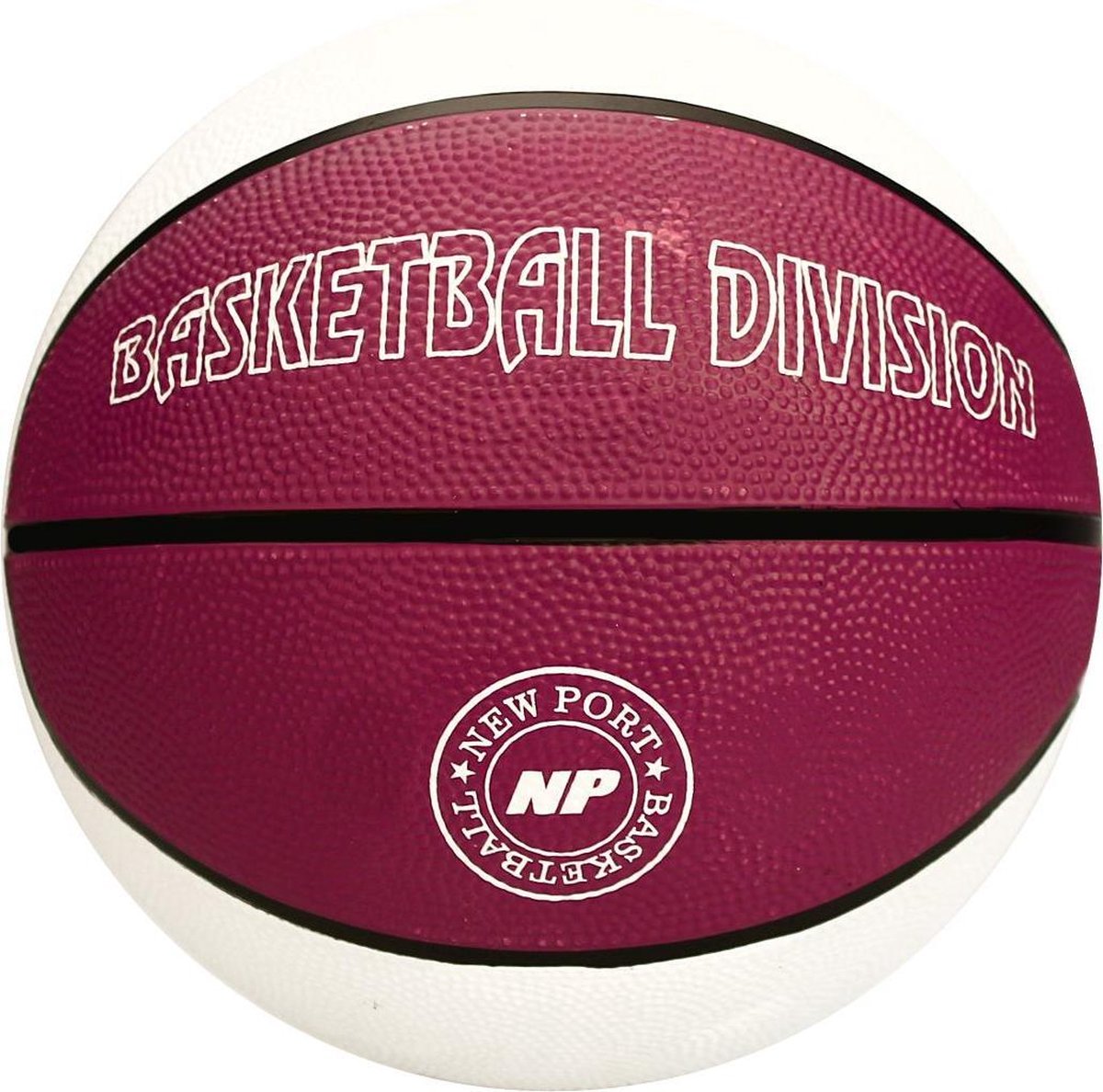 New Port Basketbal Print - Wit/Paars/Zwart - 7