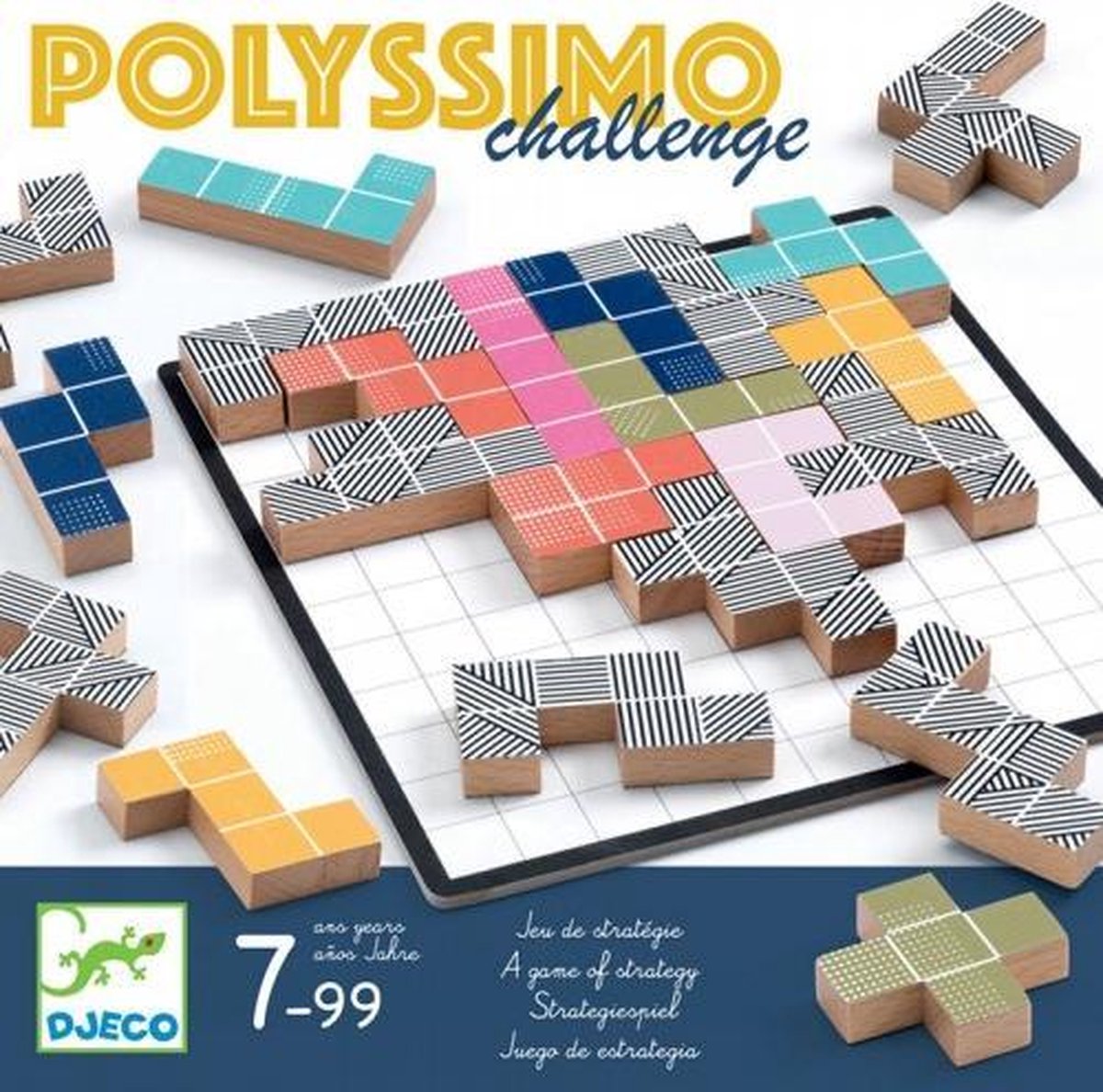 Djeco - Gezelschapsspel Polyssimo Challenge - 7+