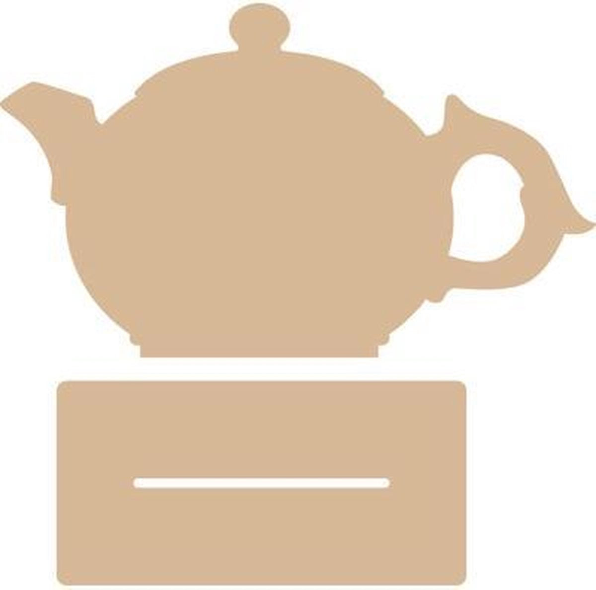 MDF theepot op standaard