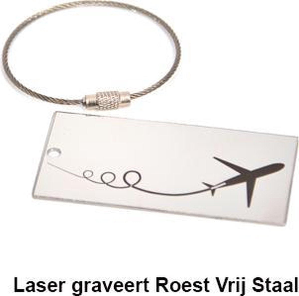 Kofferlabel RVS Stunt piloot