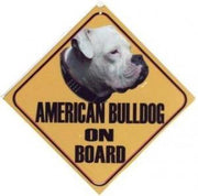 Autobordje Amerikaanse Bulldog Zijaanzicht