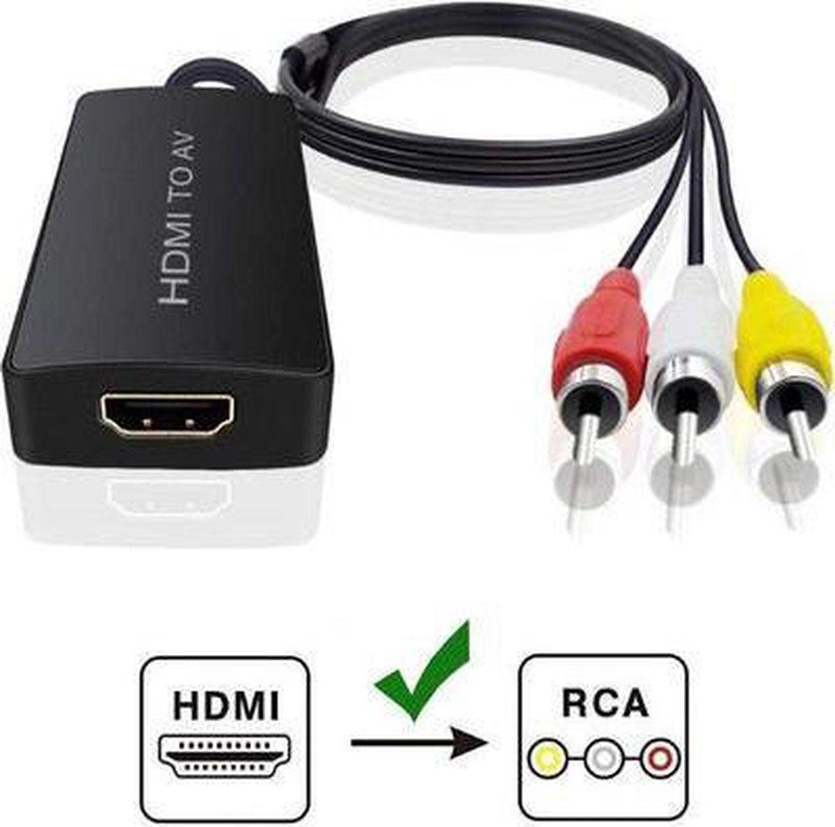 NÖRDIC SGM-137 HDMI naar AV Video omzetter