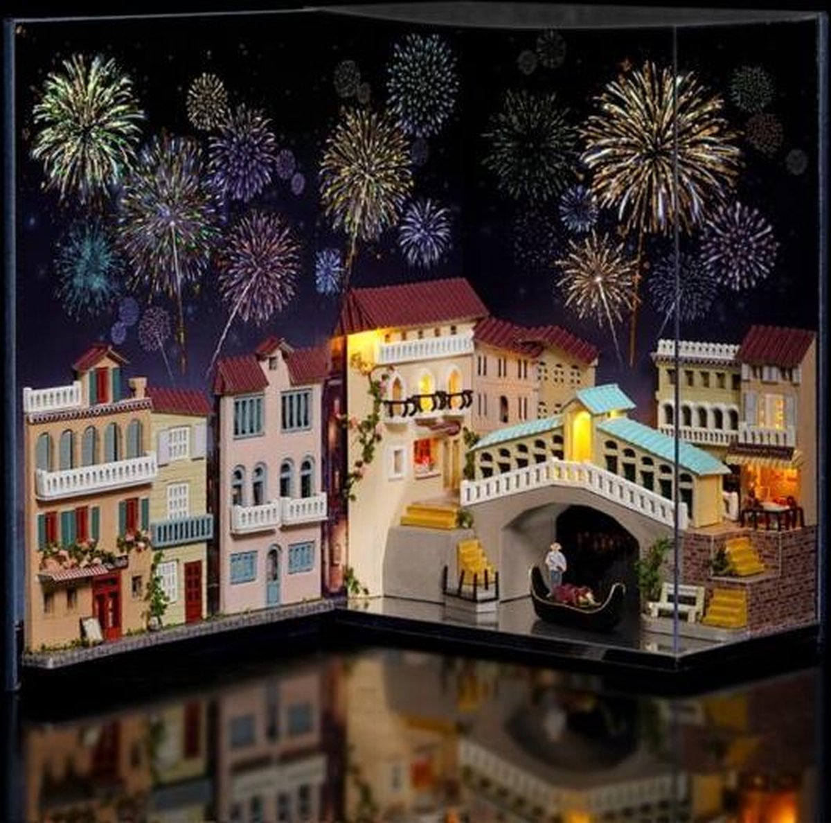 Mini Book DIY 3D Dollhouse - N001 - Journal of venice