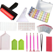 WiseGoods - Diamond Painting Gereedschap - Diamant Schilderen Set - Asseccoires Set - Pen / Roller / Opbergdoos