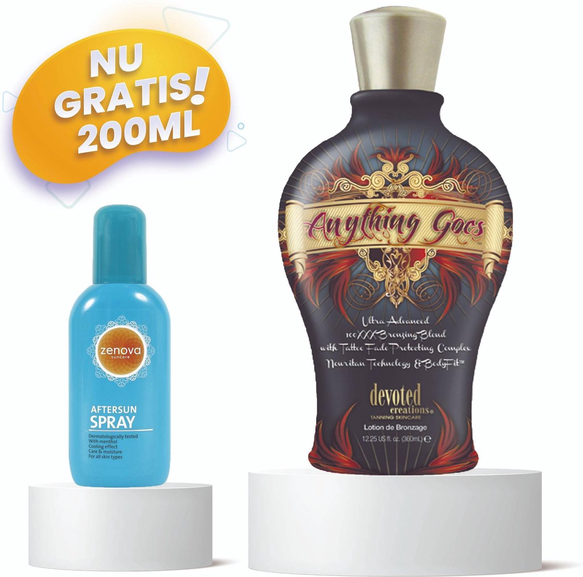Devoted Creations Â® Anything Goes Zonnebankcrème - 360 ML