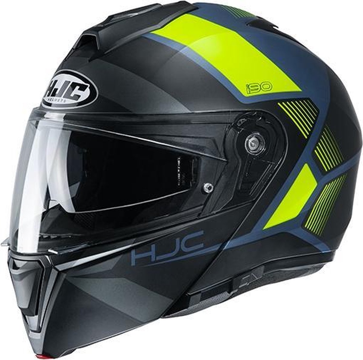 HJC I90 Hollen Yellow Modular Helmet XL