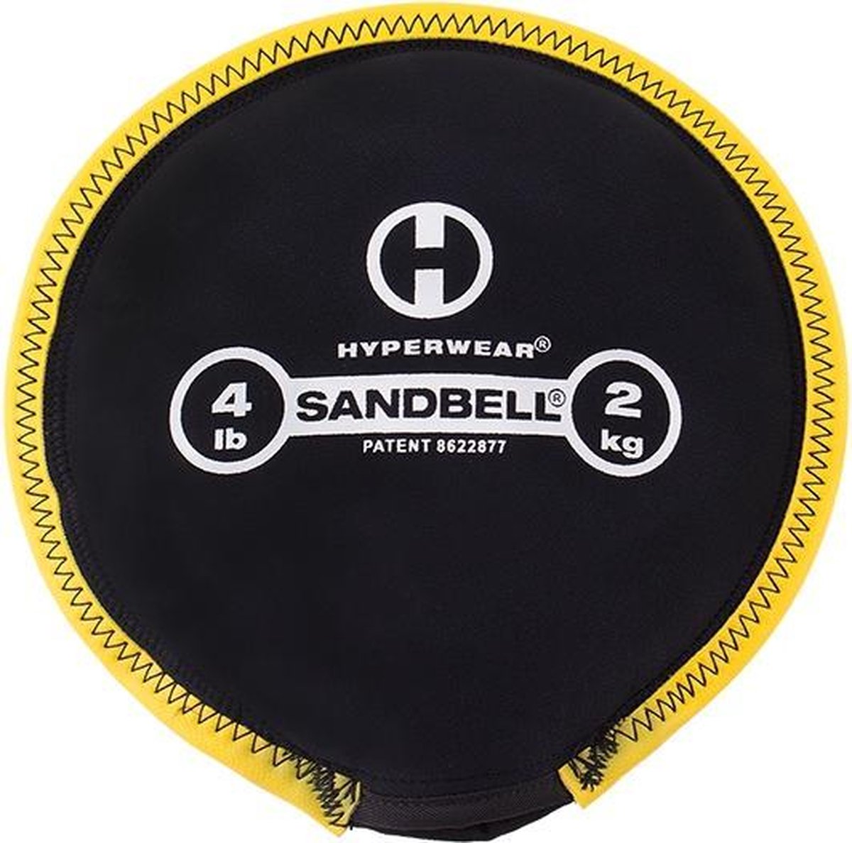 Hyperwear SandBell 2 kg (4 lbs) - geel