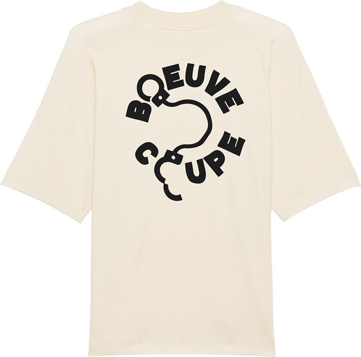 BOEUVECOUPE RUGPRINT HEREN T-SHIRT OVERSIZED