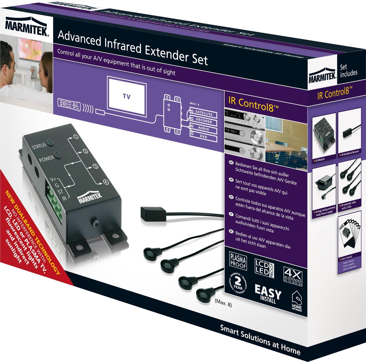 Marmitek IR Control 8 -  Infrarood extender - Alleen voor België