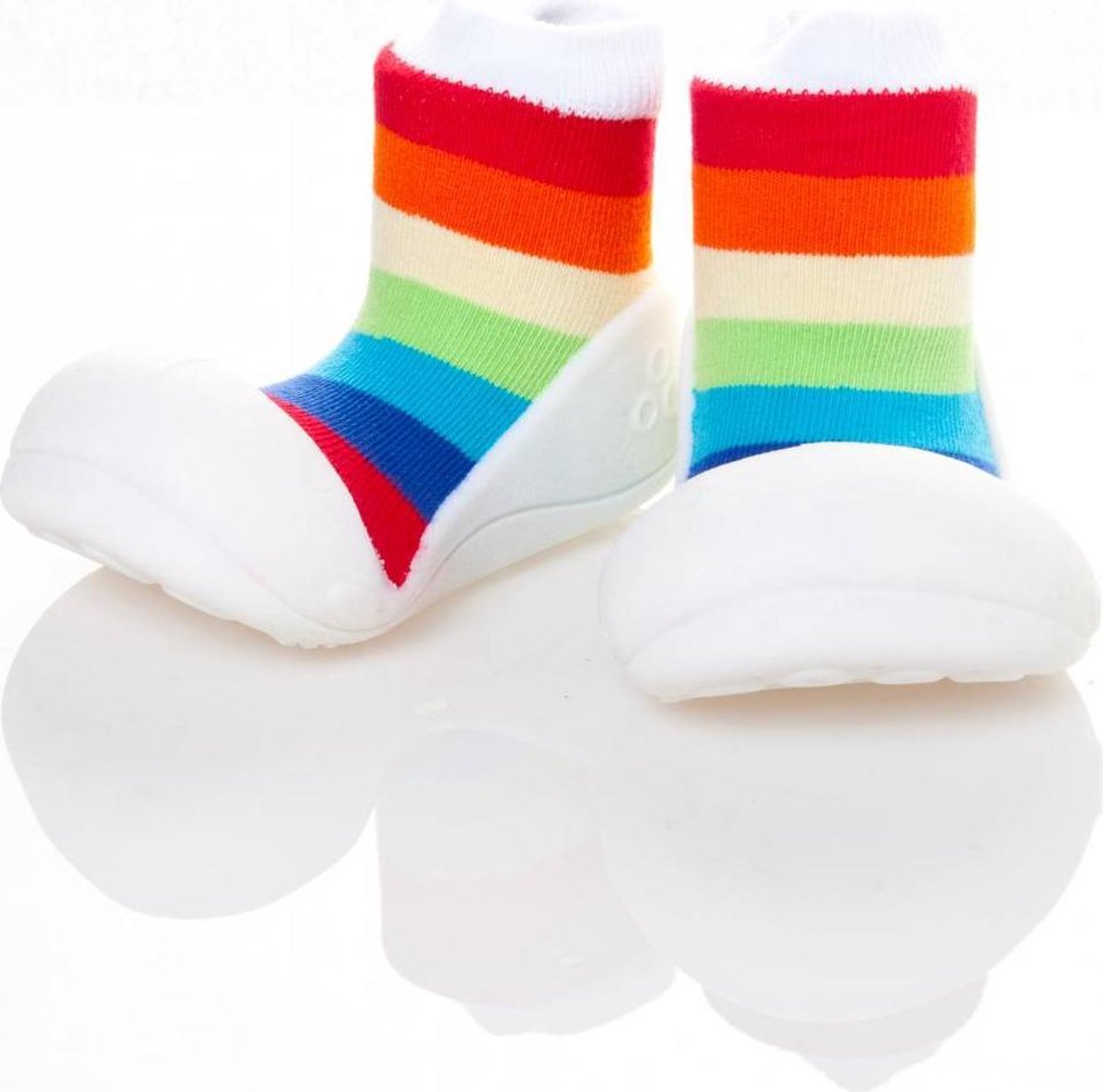 Attipas babyschoentjes Rainbow Wit Maat: 21