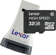 Lexar High Performance MicroSD kaart 32GB met SD adapter