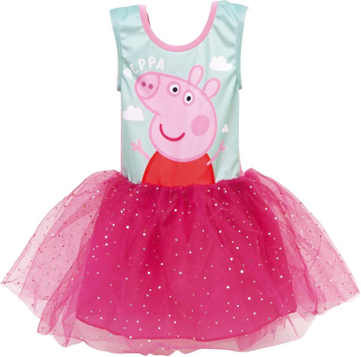 Peppa Pig Jurk - Verkleed - Kleding - Jurkje - Verkleedjurk - Verkleed Jurk Peppa - Cadeau - Roze - Maat 92-104