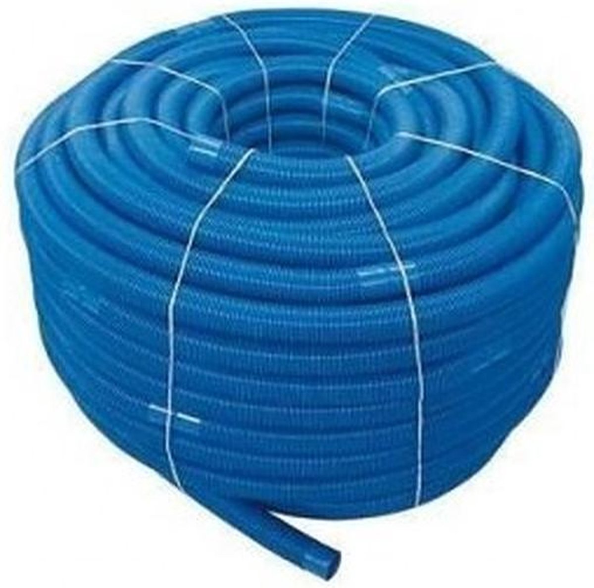 Flexibele zwembadslang blauw 38 mm - zwembad flexibele slang - per 1
