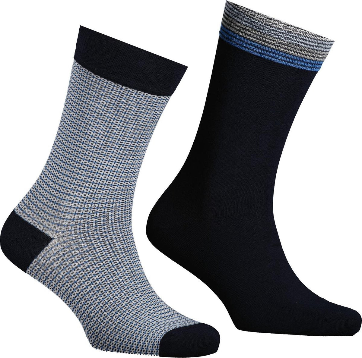 Jac Hensen Sokken - 2-pack - Blauw - 43-46