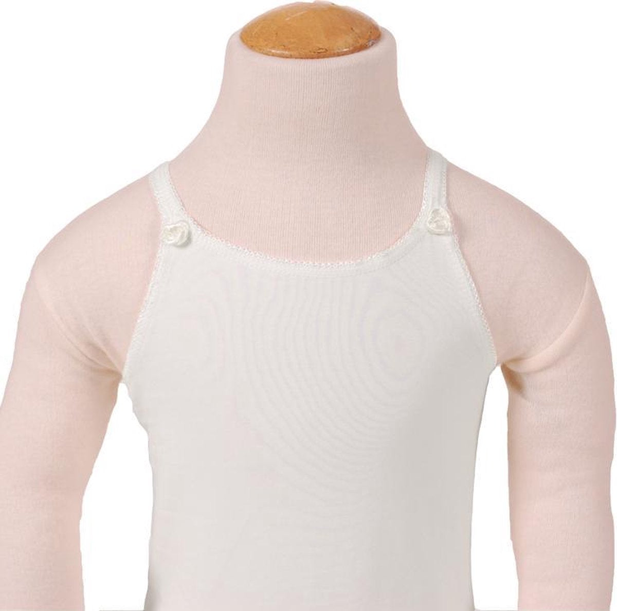 Romper met dunne bandjes wit- 74