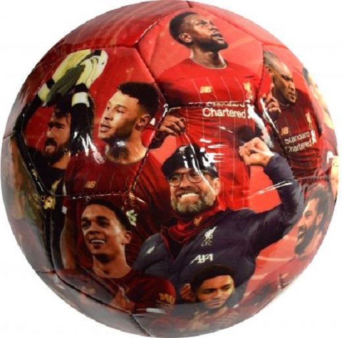 LIVERPOOL CHAMPIONS SPELERS VOETBAL Maat  5 opgepompt