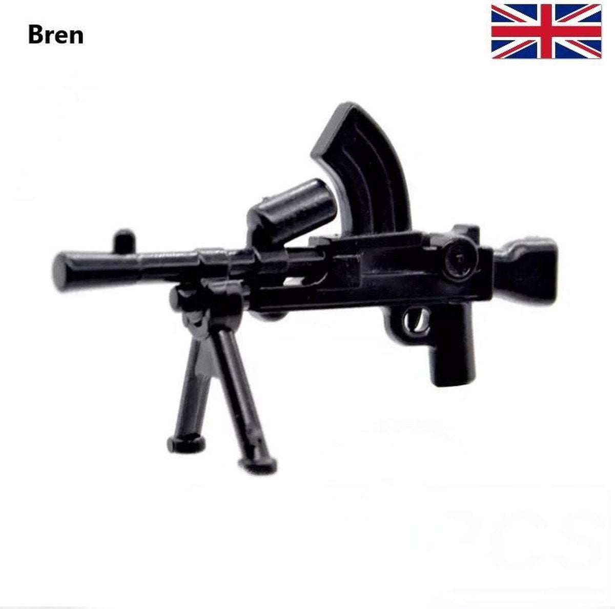 E23 - 10x Britse Bren - WW2 Bouwstenen - Lego fit - WW2 - Soldaten - Militair - Tank - Army - Bouwstenen - Wapens - Geweren - Brick - Tweede Wereld Oorlog - Mini-figures - Leger - Duits - Navy Seals