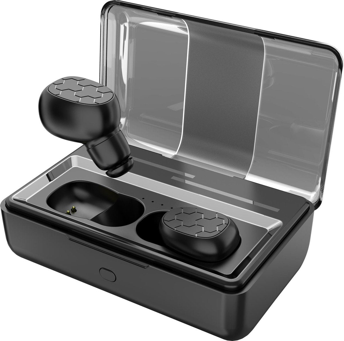 Belesy® Wave - Draadloze oordopjes - HiFi - 8 uur luistertijd - Bluetooth oortjes - Koptelefoon - Met oplaadcase - 2000mAh