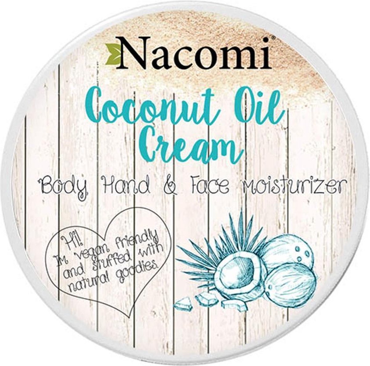 Nacomi Coconut oil cream (face