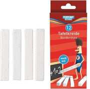 Toppoint Bordkrijt 12 stuks wit