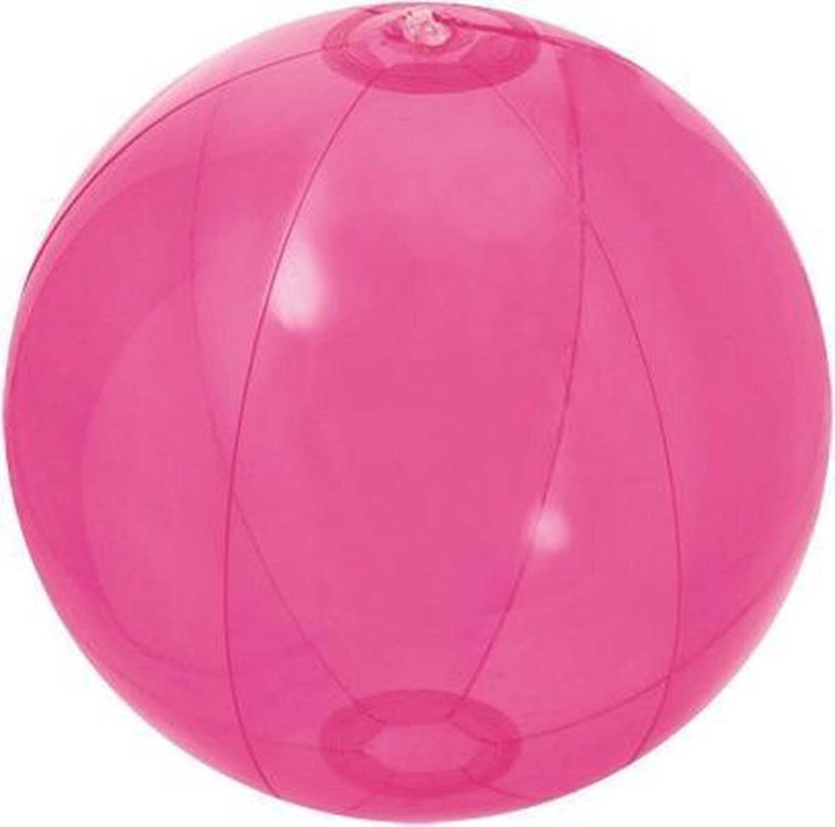Opblaasbare strandbal fel roze 30 cm