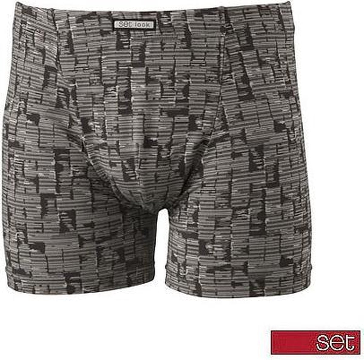 Set Look heren boxershort 19510  - XL   - Grijs