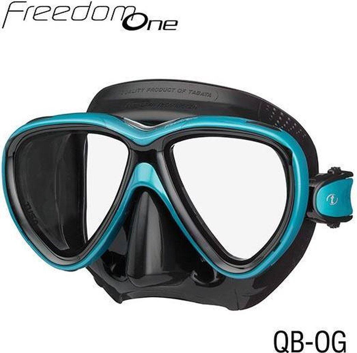 TUSA Freedom One duikbril - zwart/ocean green
