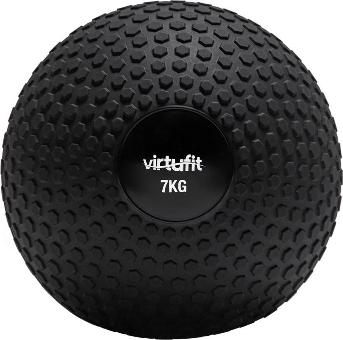 Slam Ball - VirtuFit Fitnessbal - Crossfitbal - 7 kg - Zwart