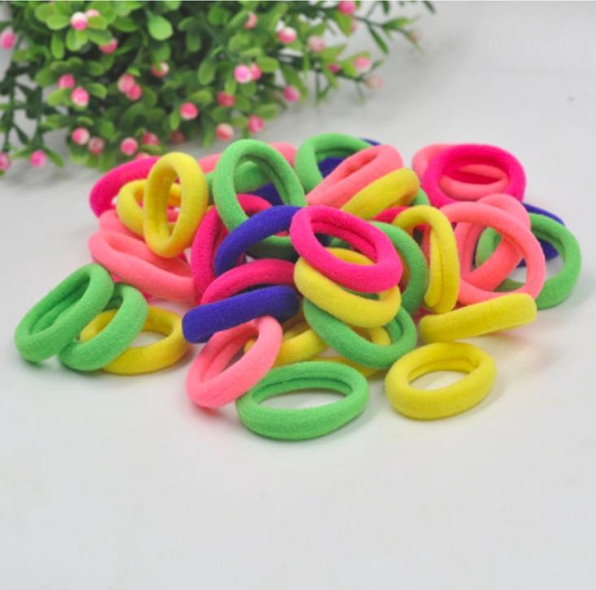 ProductGoods - 50x Haarelastiekjes Kleur | Elastiekjes | invisibobble