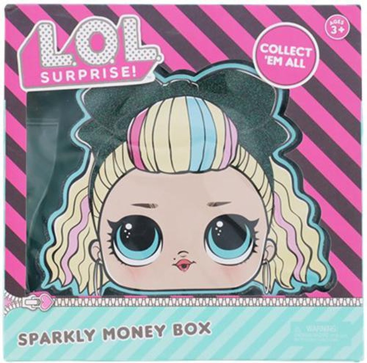 L.O.L Surprise spaarpot #1 - Multicolor - Kunststof - ca 15 x 12 x 5