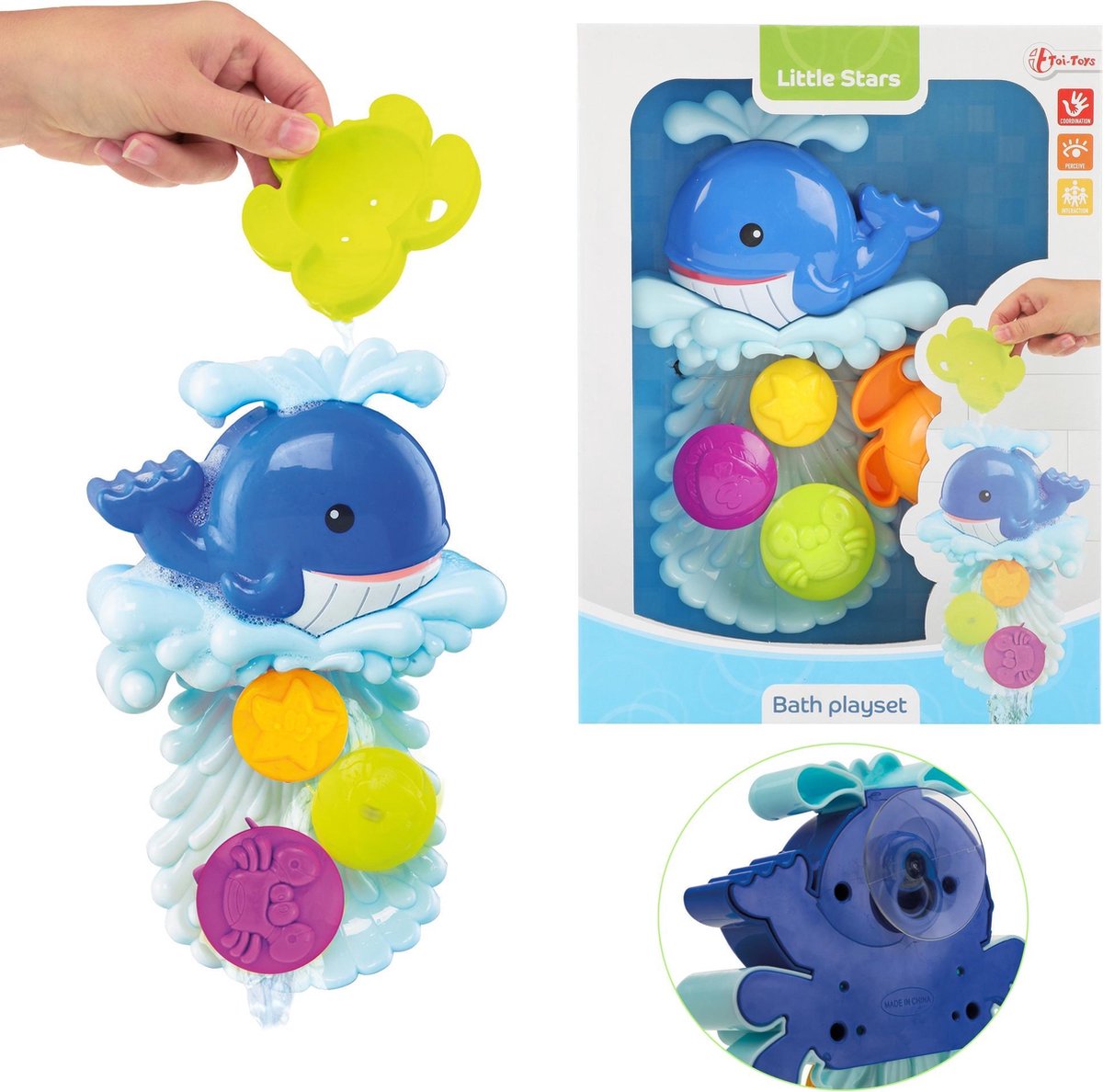 Baby bad speelset met zuignap