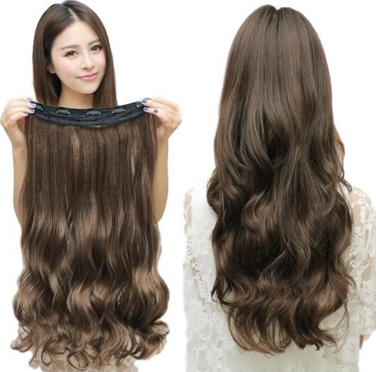 Clip In Extensions 60cm extra dikke punten